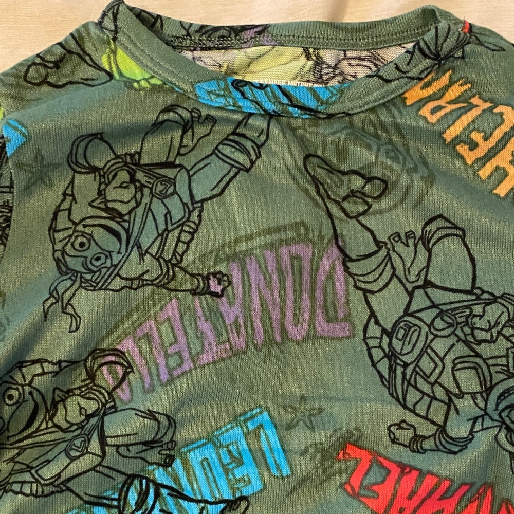 Kids Ninja Turtle Pajama Set - Green